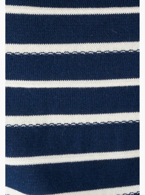 Pull rayures fantaisie - Damart - Kiabi