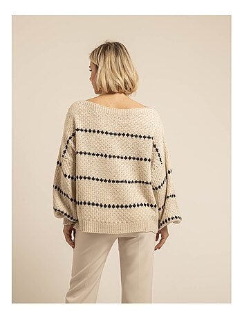 Pull rayures KISA