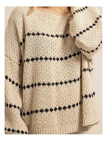 Pull rayures KISA