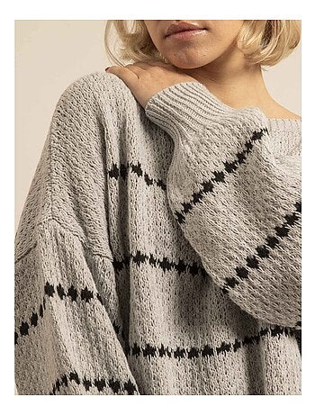 Pull rayures KISA