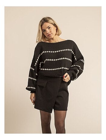 Pull rayures KISA