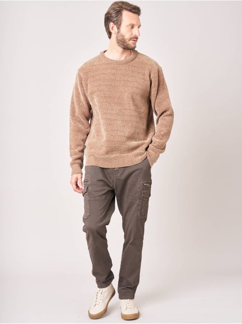 Pull regular homme en maille chenille douce 'deeluxe' - Kiabi Pull regular homme en maille chenille douce 'deeluxe' - Kiabi