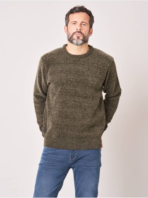 Pull regular homme en maille chenille douce 'deeluxe' - Kiabi Pull regular homme en maille chenille douce 'deeluxe' - Kiabi