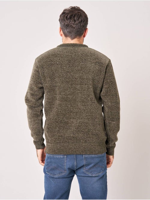 Pull regular homme en maille chenille douce 'deeluxe' - Kiabi Pull regular homme en maille chenille douce 'deeluxe' - Kiabi