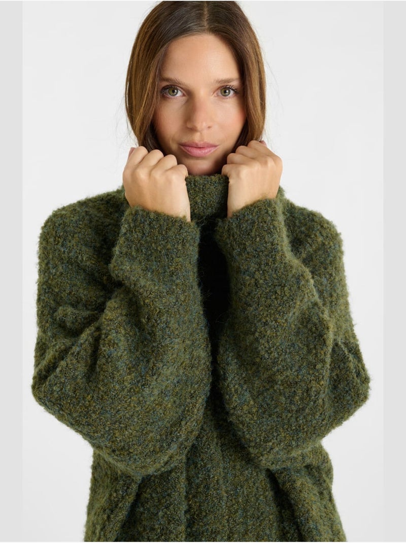 Pull ROY 'Le Temps Des Cerises' Kaki - Kiabi