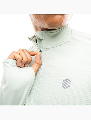 Pull running demi-zip homme fitness homme intuit