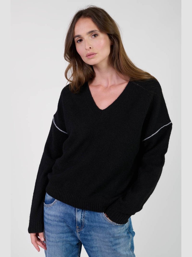 Pull SANNY 'Le Temps Des Cerises' Noir - Kiabi