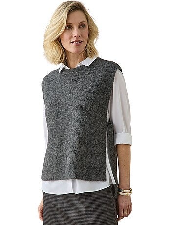Pull sans manches avec laine - daxon