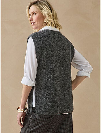 Pull sans manches avec laine - daxon