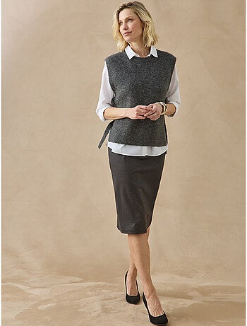 Pull sans manches avec laine - daxon