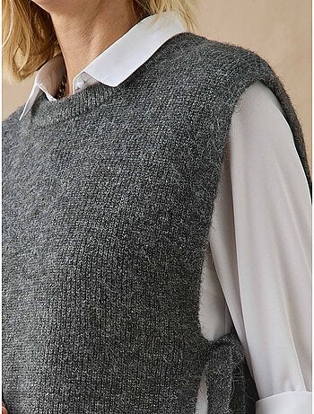 Pull sans manches avec laine - daxon