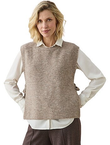 Pull sans manches avec laine - daxon