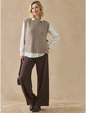 Pull sans manches avec laine - daxon