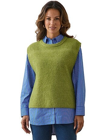 Pull sans manches avec laine - daxon