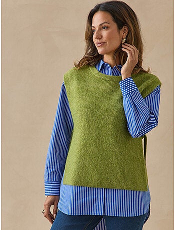 Pull sans manches avec laine - daxon