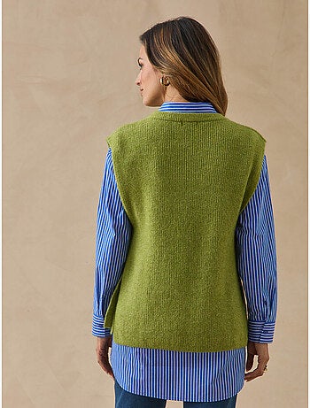 Pull sans manches avec laine - daxon