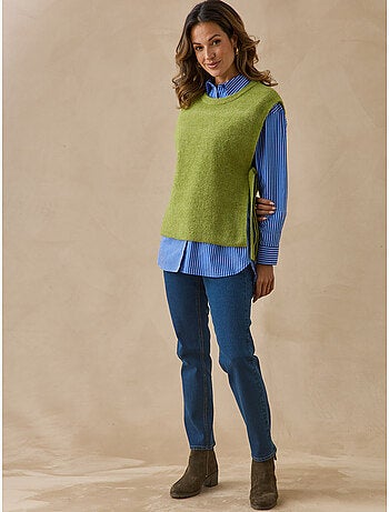 Pull sans manches avec laine - daxon