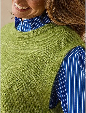 Pull sans manches avec laine - daxon