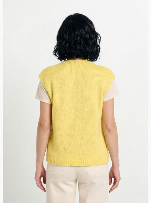 Pull sans manches avec mohair et laine - AFIBEL - Kiabi Pull sans manches avec mohair et laine - AFIBEL - Kiabi