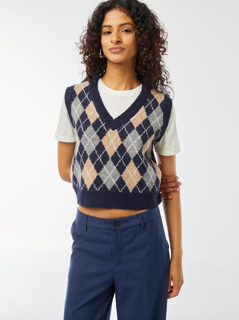 Vêtement Tee Shirt Avec Fille Dessus Pull Sans Manches Avec Tee