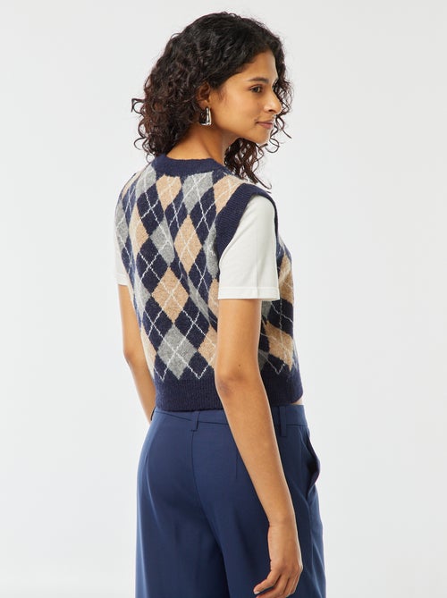 Pull sans manches avec tee-shirt 2-en-1 - Kiabi