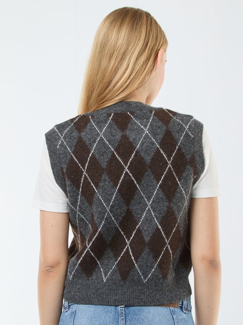 Pull sans manches avec tee-shirt 2-en-1 - Kiabi