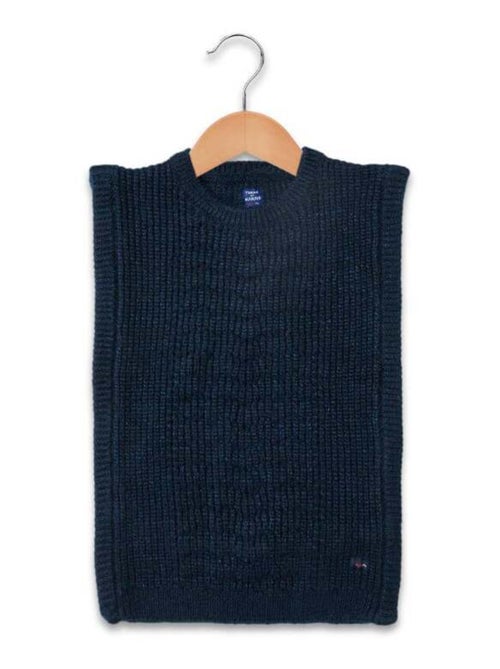Pull sans manches bleu marine Fille - Kiabi