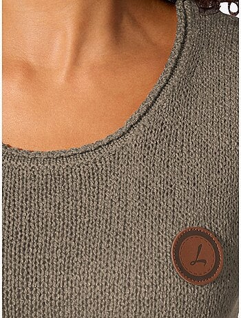 Pull sans manches bords roulés - taille standard - witt