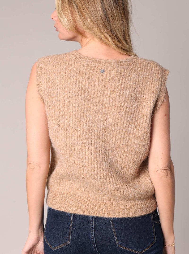 Pull Col V Sans Manche Pull Sans Manches Col V Femme - Cachemire - Style Coréen - Caramel Pull Col V Sans Manches Pull Col V Sans Manche Pull Sans Manches Col V Femme - Cachemire - Style Coréen - Caramel Pull Col V Sans Manches