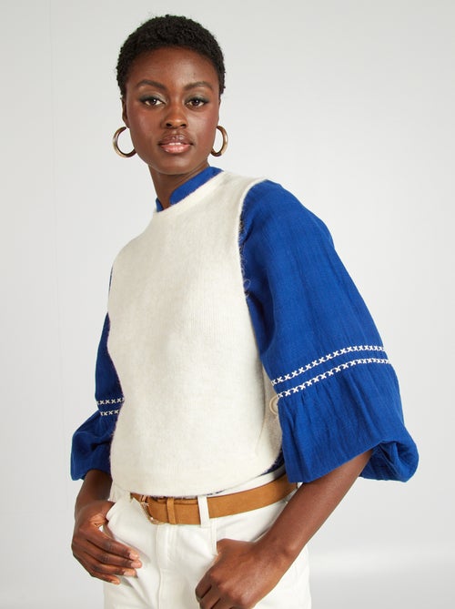 Pull sans manches - Kiabi