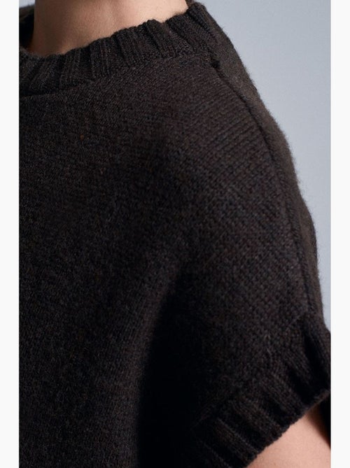 Pull sans manches en maille côtelée dilvin - Kiabi Pull sans manches en maille côtelée dilvin - Kiabi