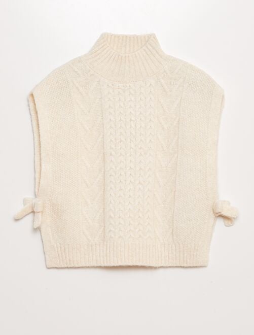 Pull sans manches en tricot - Kiabi