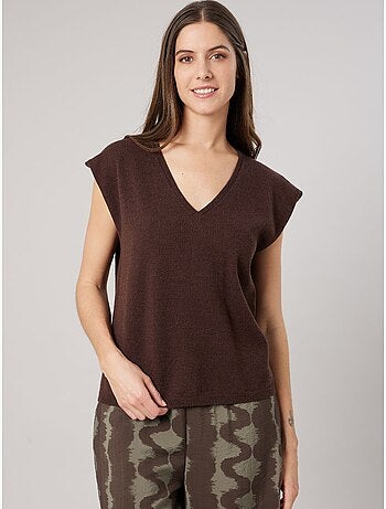 Pull sans manches femme 'deeluxe'
