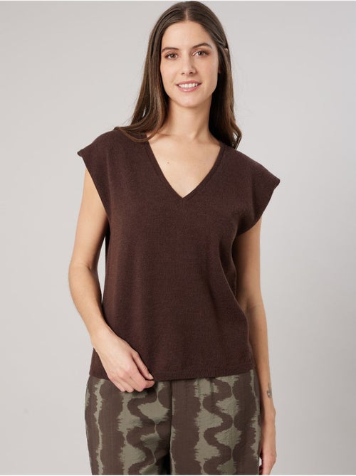 Pull sans manches femme 'deeluxe' - Kiabi Pull sans manches femme 'deeluxe' - Kiabi