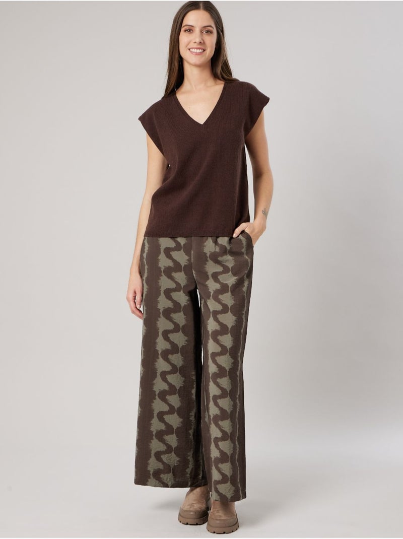 Pull sans manches femme 'deeluxe' Marron - Kiabi