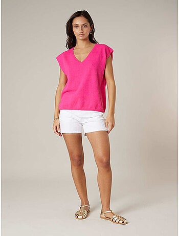 Pull sans manches femme 'Deeluxe'
