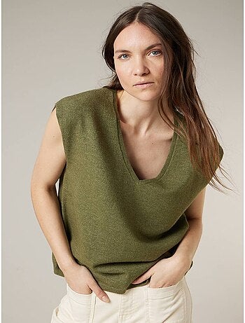Pull sans manches femme 'Deeluxe'