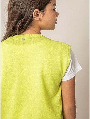 Pull sans manches fille 'Deeluxe'