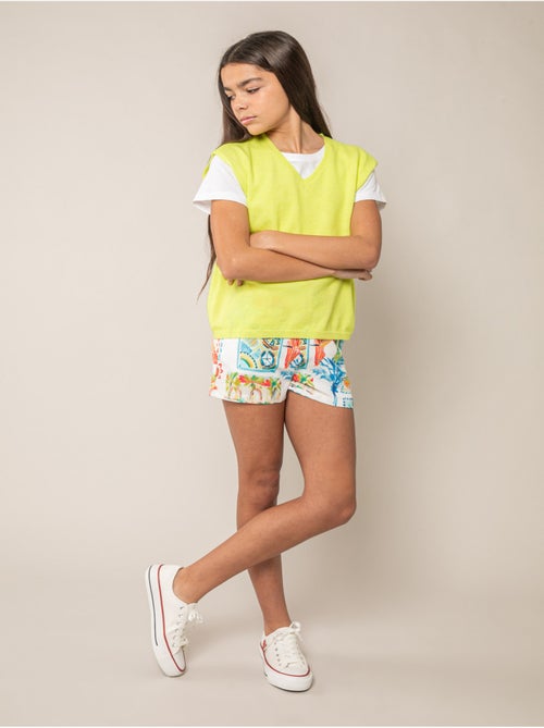 Pull sans manches fille 'Deeluxe' - Kiabi