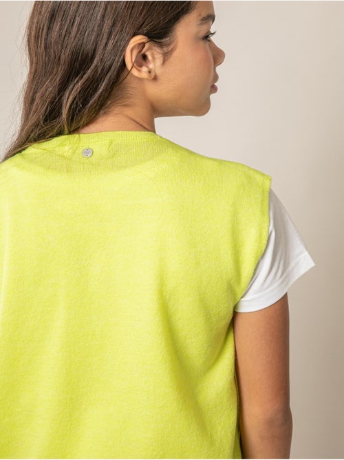 Pull sans manches fille 'Deeluxe' - Kiabi