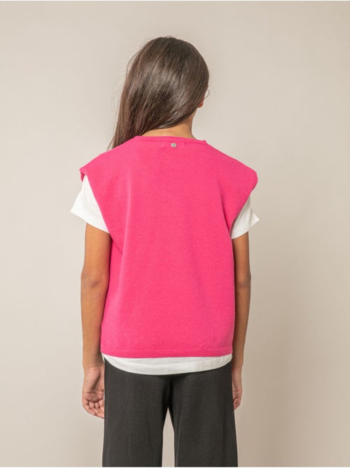 Pull sans manches fille 'Deeluxe' - Kiabi