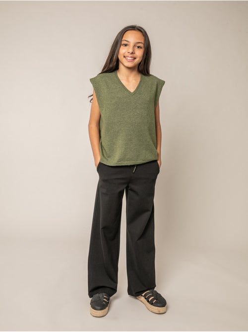 Pull sans manches fille 'Deeluxe' - Kiabi