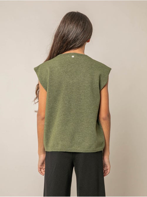 Pull sans manches fille 'Deeluxe' - Kiabi