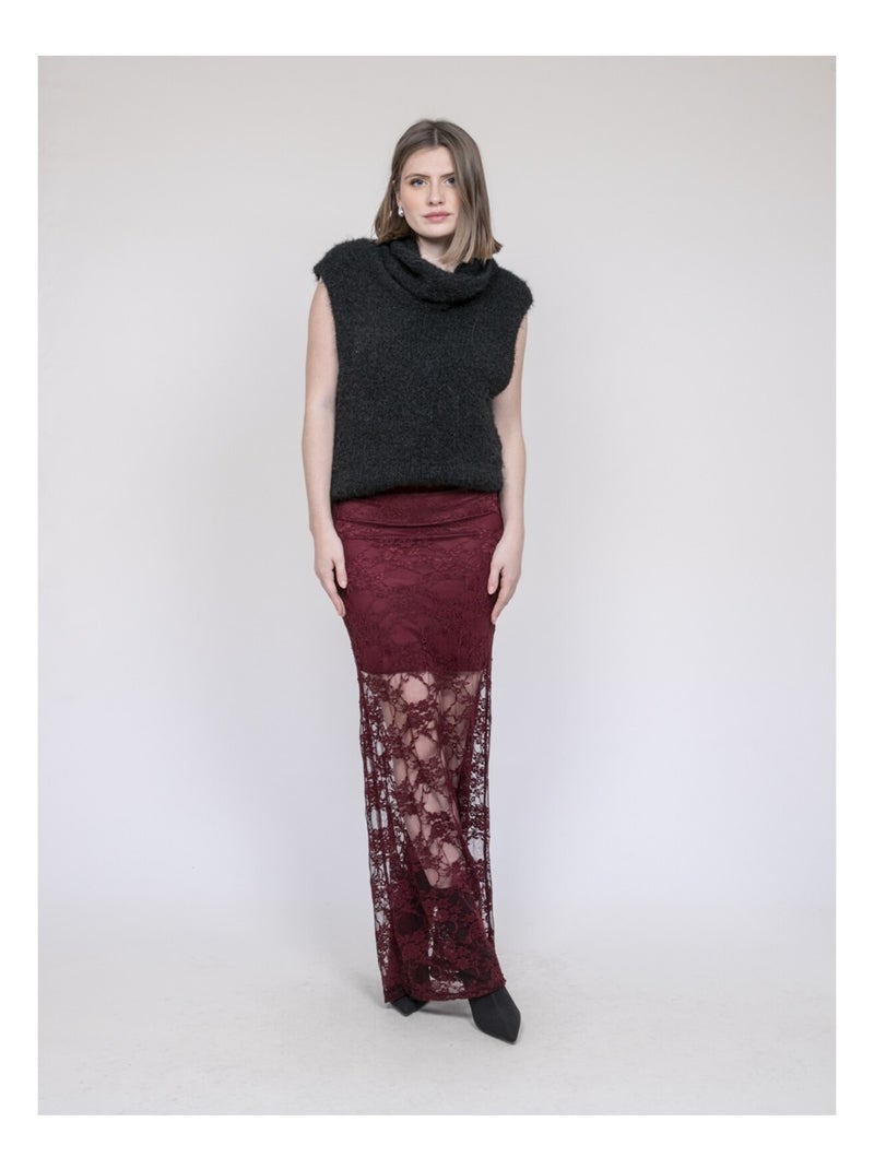 Pull sans manches keana Noir - Kiabi