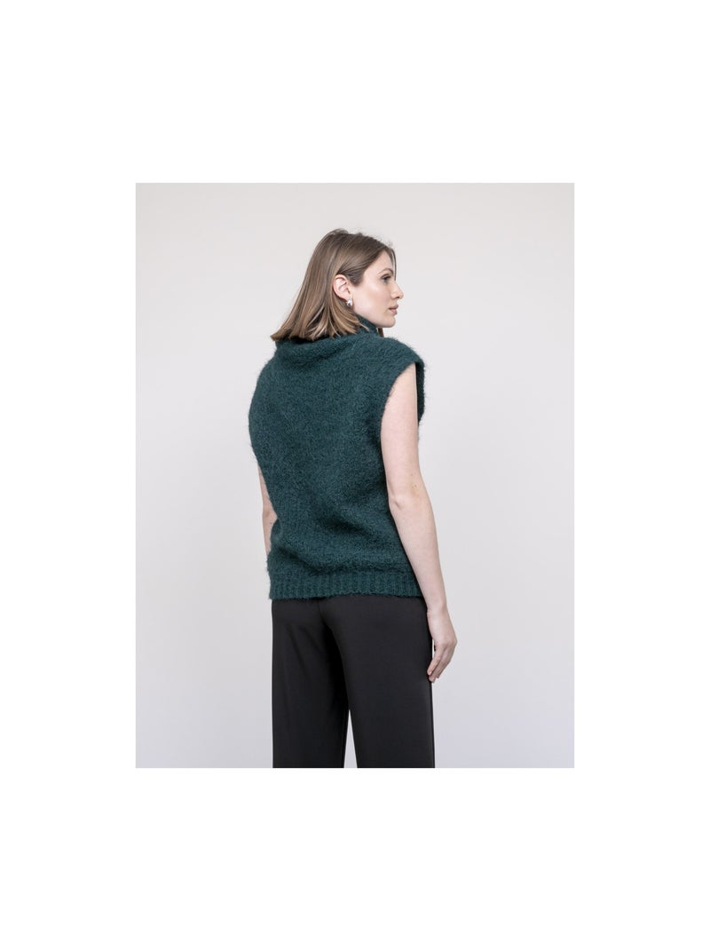 Pull sans manches keana Vert forêt - Kiabi