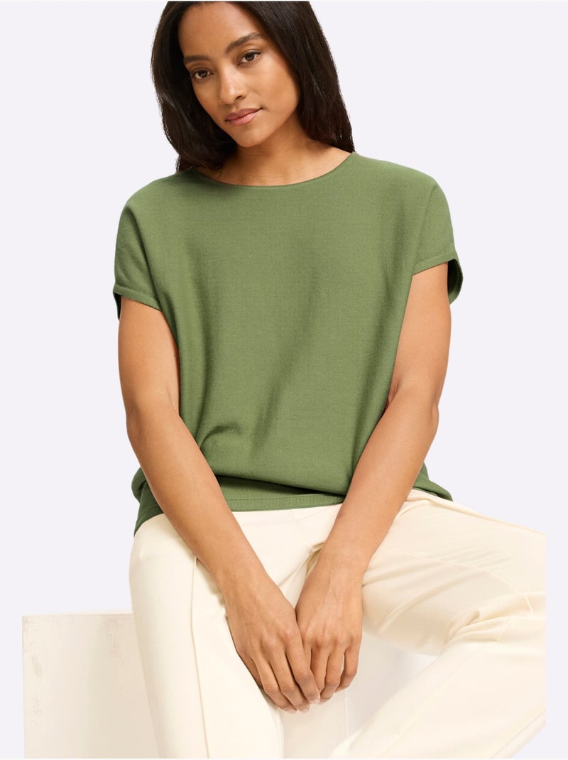 Pull sans manches largeur confort - taille standard - helline Vert eucalyptus - Kiabi