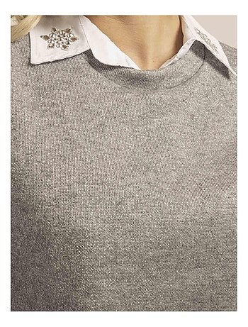 Pull sans manches paillettes KLAUDIA