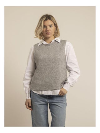 Pull sans manches paillettes KLAUDIA