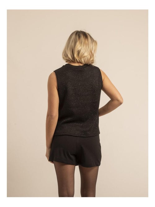 Pull sans manches paillettes KLAUDIA - Kiabi