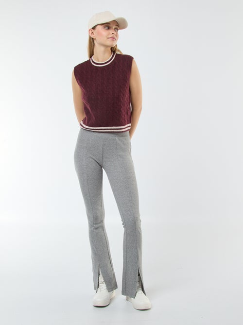 Pull sans manches torsadé - Kiabi